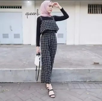 baju jumpsuit lazada
