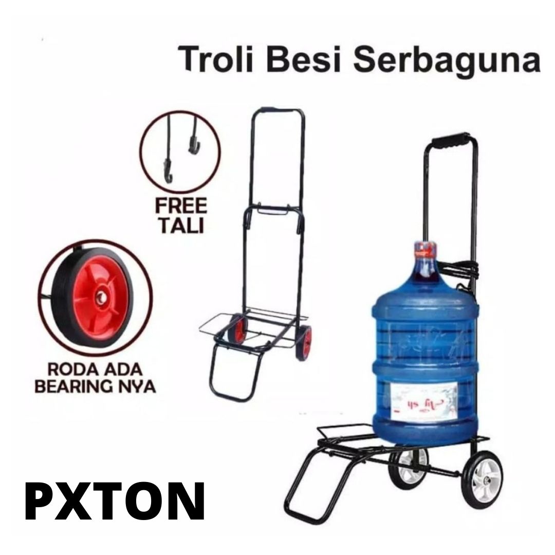 Troley Troli Lipat Bawa Aqua Galon Dan Gas Trolley Barang Serbaguna Lazada Indonesia