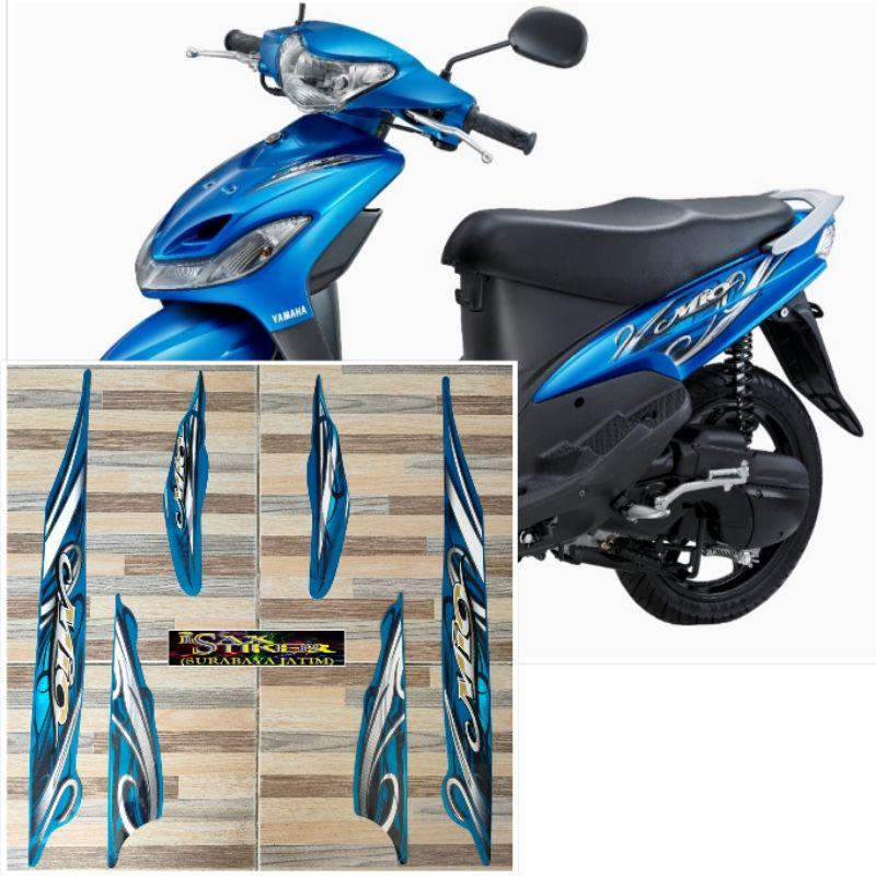 striping original Yamaha Mio sporty biru tahun 2010 | Lazada Indonesia