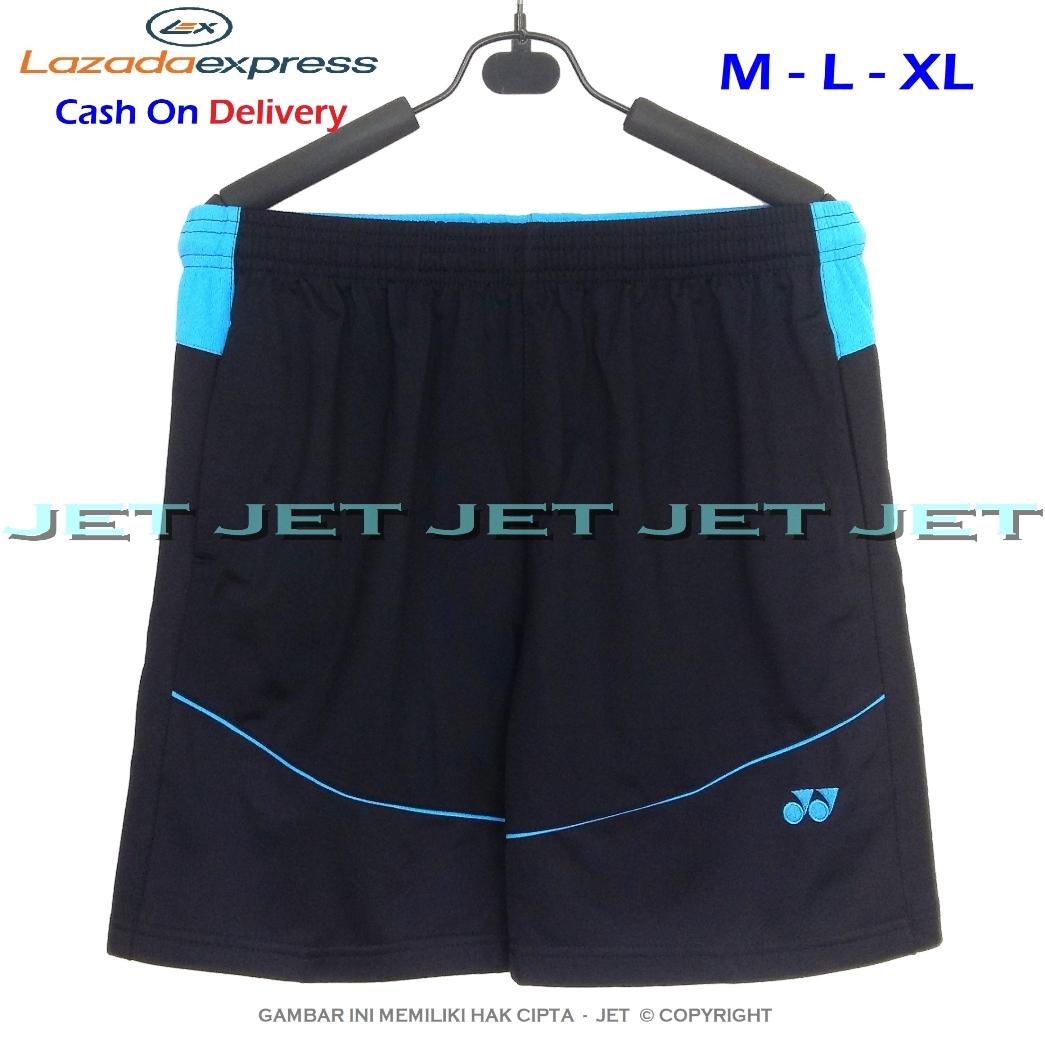 JET – Celana Olahraga / Santai M L XL Celana Sport Santai Pendek Bahan Lotto Pakaian Olahraga Badminton Futsal Voli Sepak Bola Tennis Running Sepeda Bulutangkis Training All Sports Fashion Pria Wanita Cowo Cewe Santai Simpel Casual Dri Fit YNX