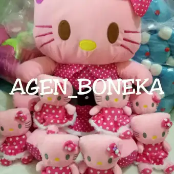 Boneka Hello Kitty Jumbo Full Pink Anak 5