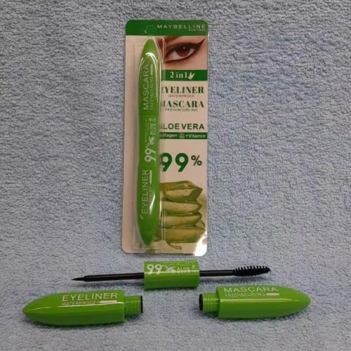 Mascara and Eyeliner Maybelline 2 in 1 / PONDS /MC Termurah Lazada