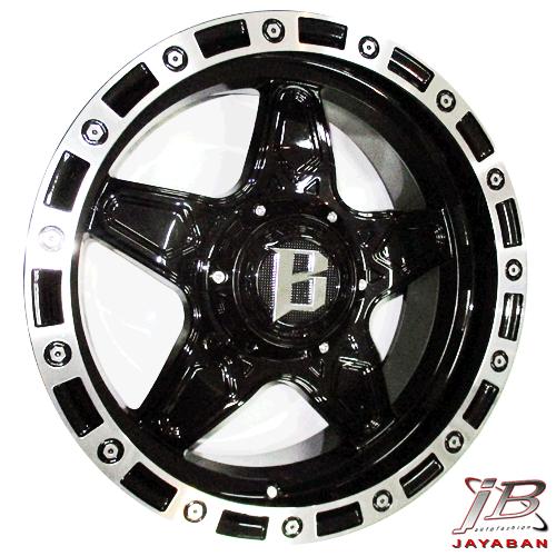 Velg racing ring 20 inch Balistic Panther H6 mobil Pajero, Fortuner