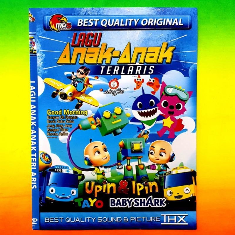 Kaset Video Lagu Anak Anak Mp5 Lagu Anak Terlaris Upin Ipin Baby Shark | Lazada Indonesia