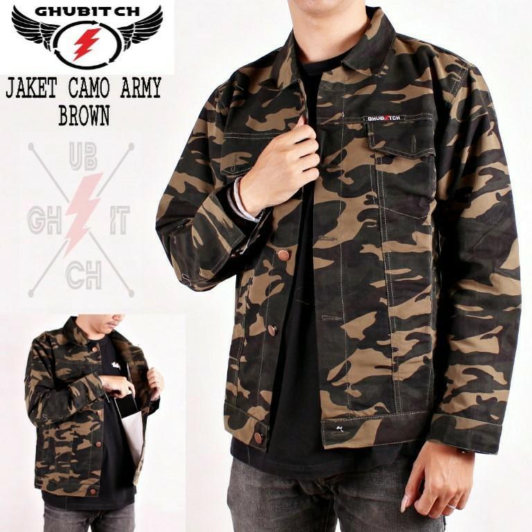 Jaket hot sale camo army