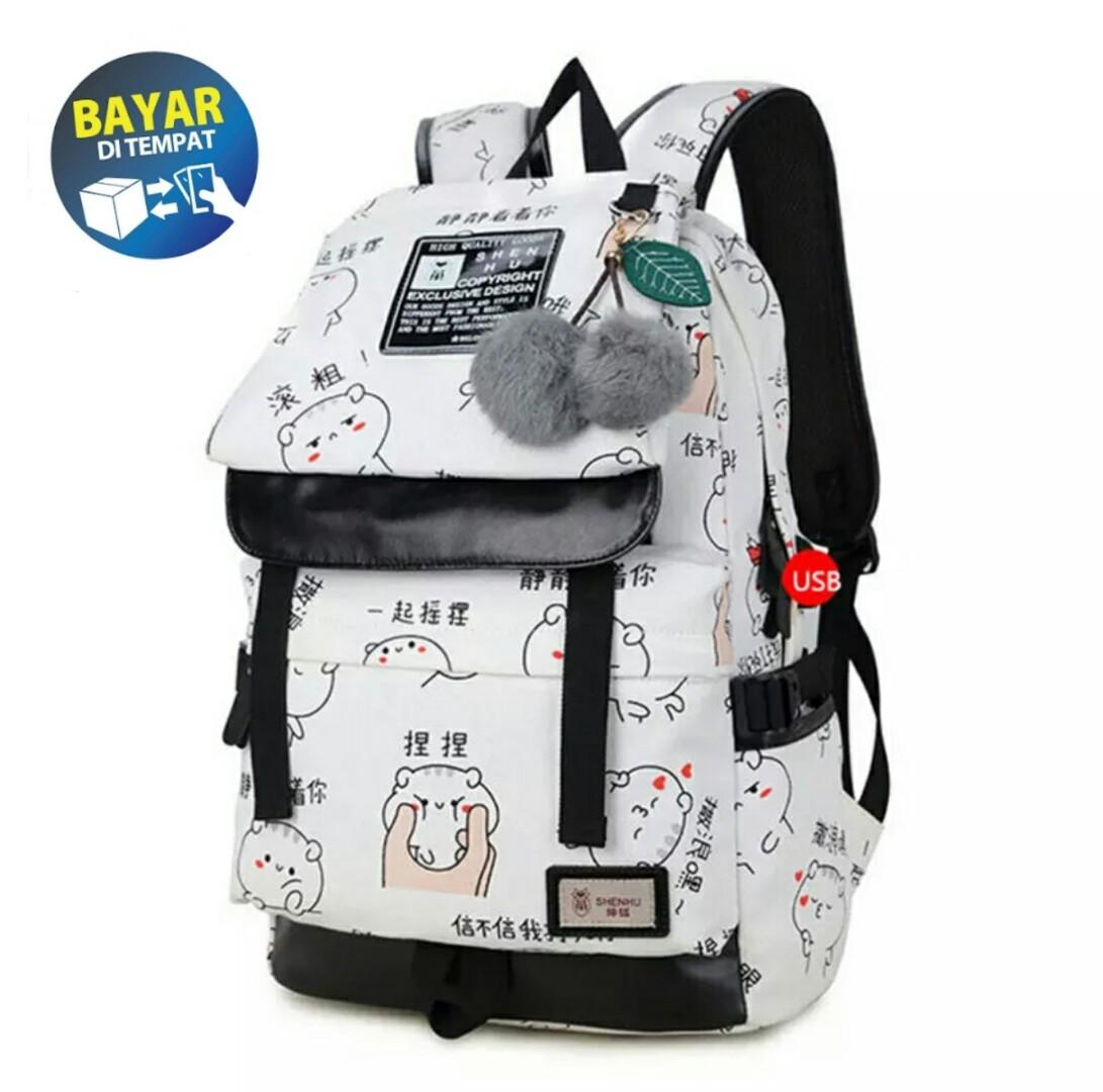 PBRIK -  TAS RANSEL TAS RANSEL WANITA / TAS SEKOLAH / BACKPACK / TAS RANSEL KARAKTER / TAS PUNGGUNG / RANSEL KOREA / TAS RANSEL JEPANG / TAS RANSEL TERBARU RANSEL TERMURAH BAYAR DI TEMPAT