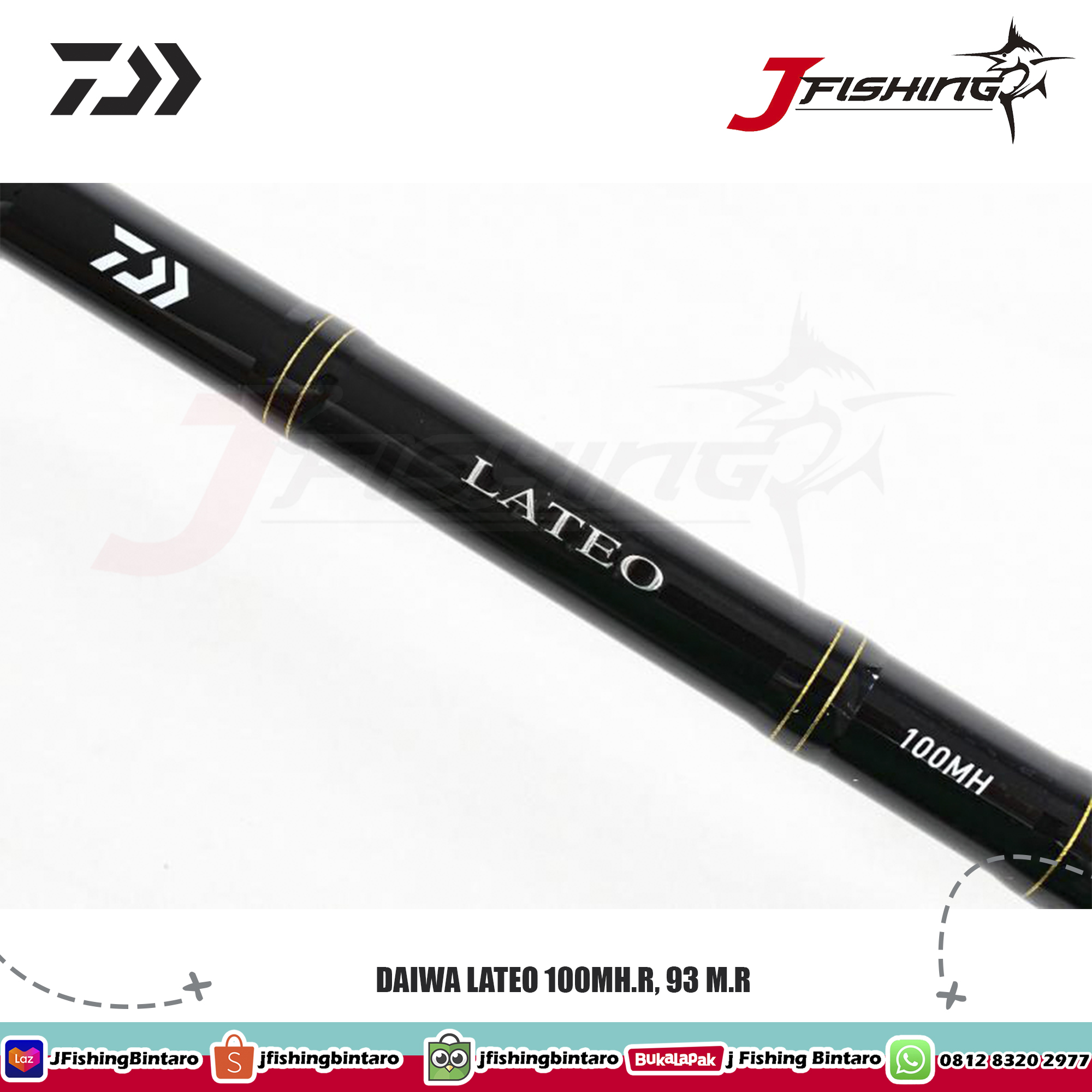 Joran DAIWA LATEO SHORE SEABASS 93M.R 100MH.R | Lazada Indonesia