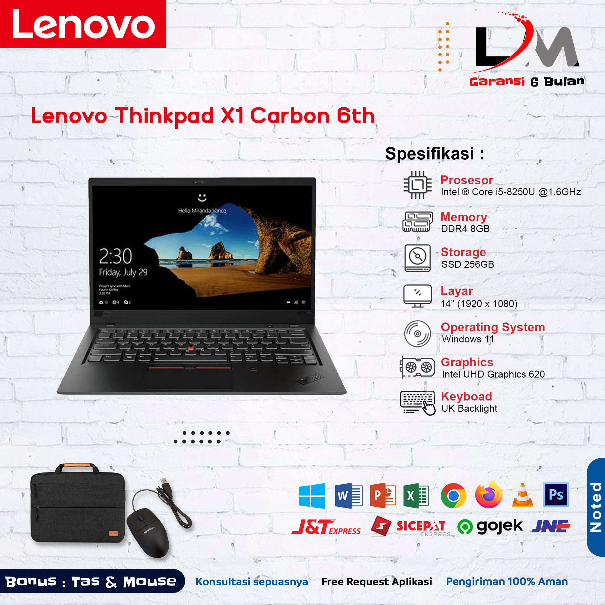 Laptop Lenovo Ram 8gb LENOVO CORE I3 // RAM 8GB HDD 500GB