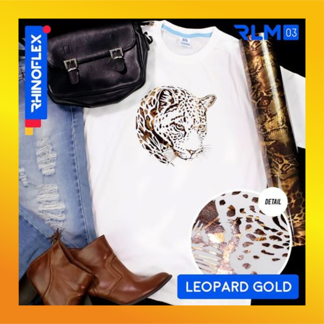 RHINOFLEX POLYFLEX KOREA FOIL LEOPARD GOLD (RLM-03) | Lazada Indonesia