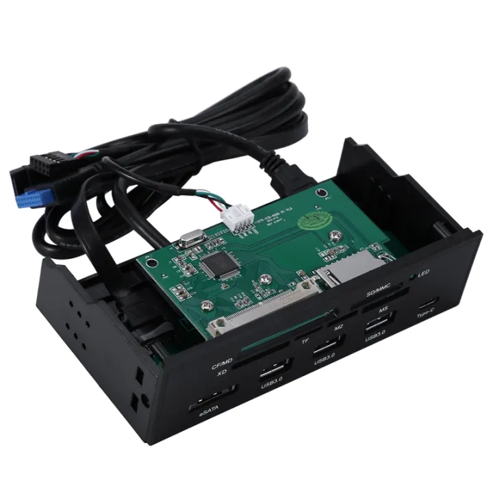 Internal Card Reader Media Multi Function Dashboard Pc Front Panel Type C Usb 3 1 Usb 3 0 Support Cf Lazada