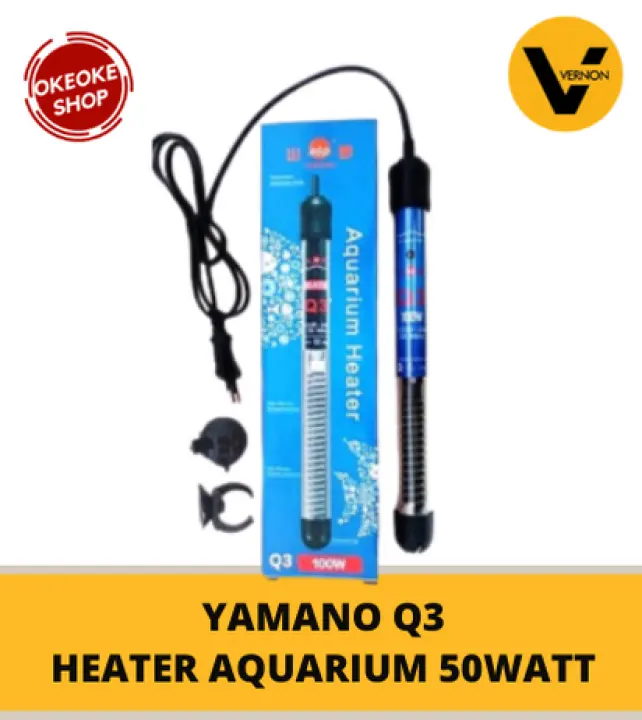 Heater Aquarium 50watt Otomatis Yamano Q3 Lazada Indonesia
