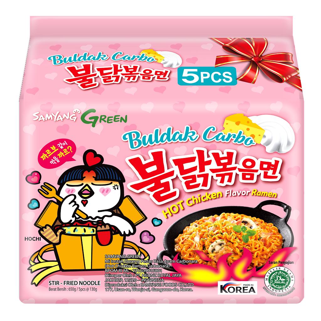 Samyang Spicy Hot Chicken Ramen Carbonara 130gr @5pcs