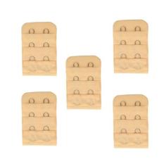 EELIC 0032, Pengait Sambungan Bra 5pcs Warna Cream, Pengait Tali Belakang Bra Type 0032