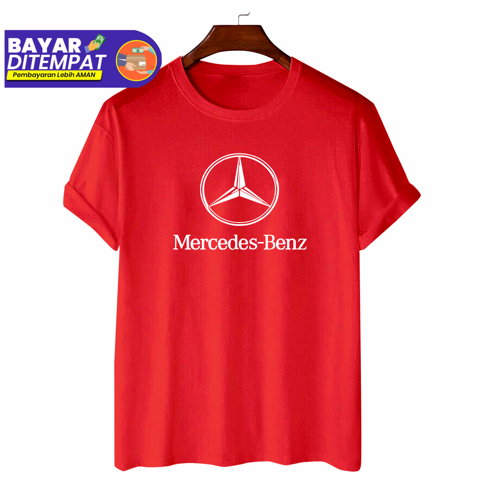 Kaos Distro Premium Pria LOGO MERCEDES 