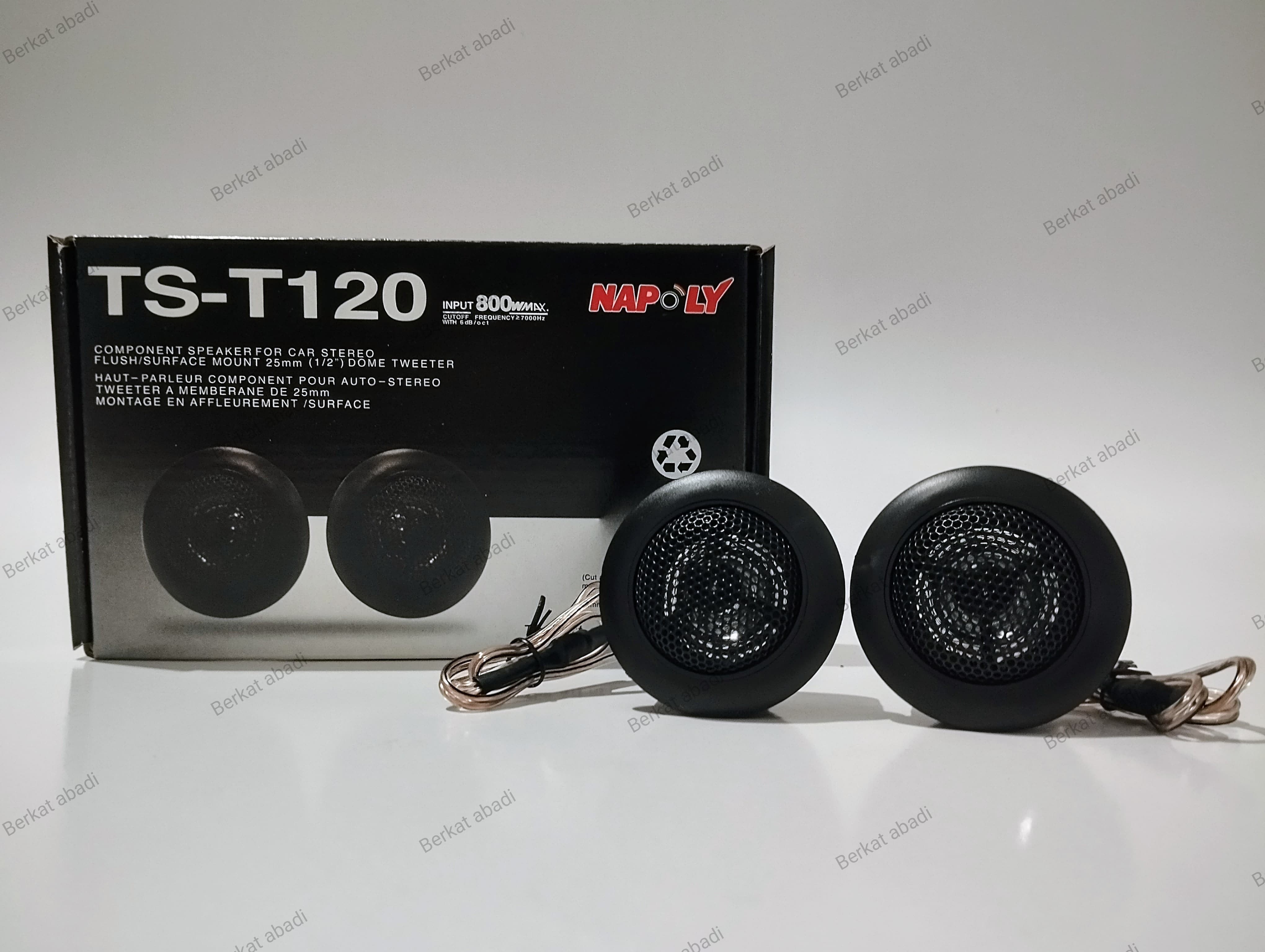 TWEETER AUDIO MOBIL TS-T120 MERK NAPOLY TWEETER SPEAKER MOBIL UNIVERSAL ...