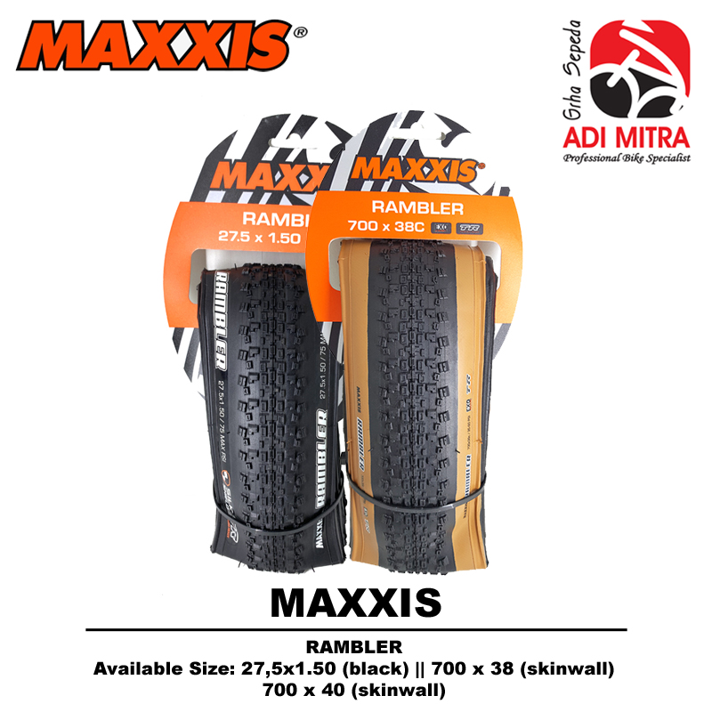Maxxis Ban Luar Sepeda Rambler Kevlar Tire Gravel Hybrid Ban
