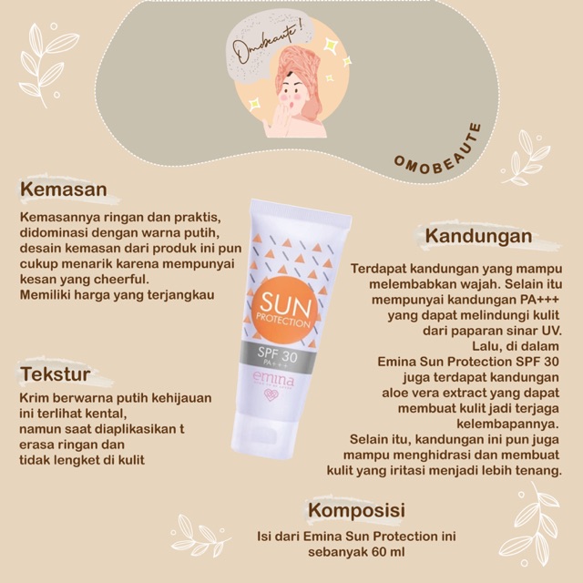 emina sunscreen kegunaan