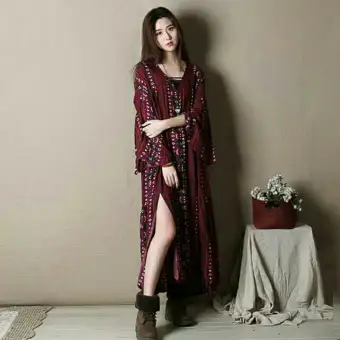 jual bohemian dress