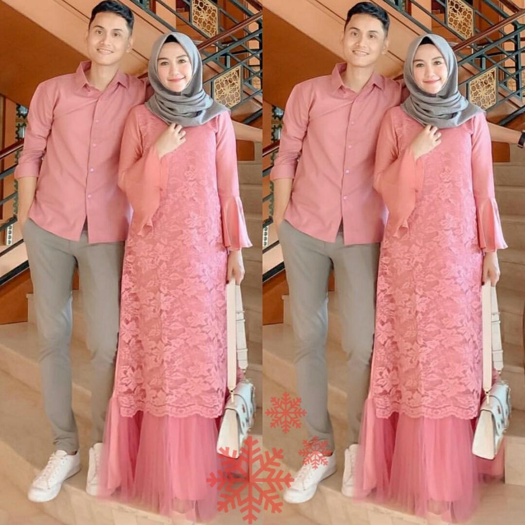LX- Cp Pelino / Pakaian Couple / Baju Muslim / Baju Pasangan / Baju Couple Muslim