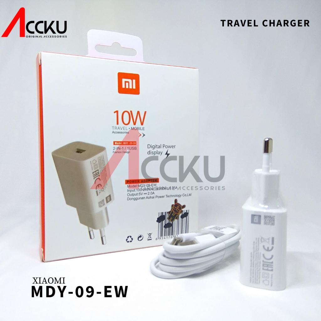 CHARGER XIAOMI ORIGINAL 10Watt MDY-09-EW TYPE-C ORIGINAL 10W
