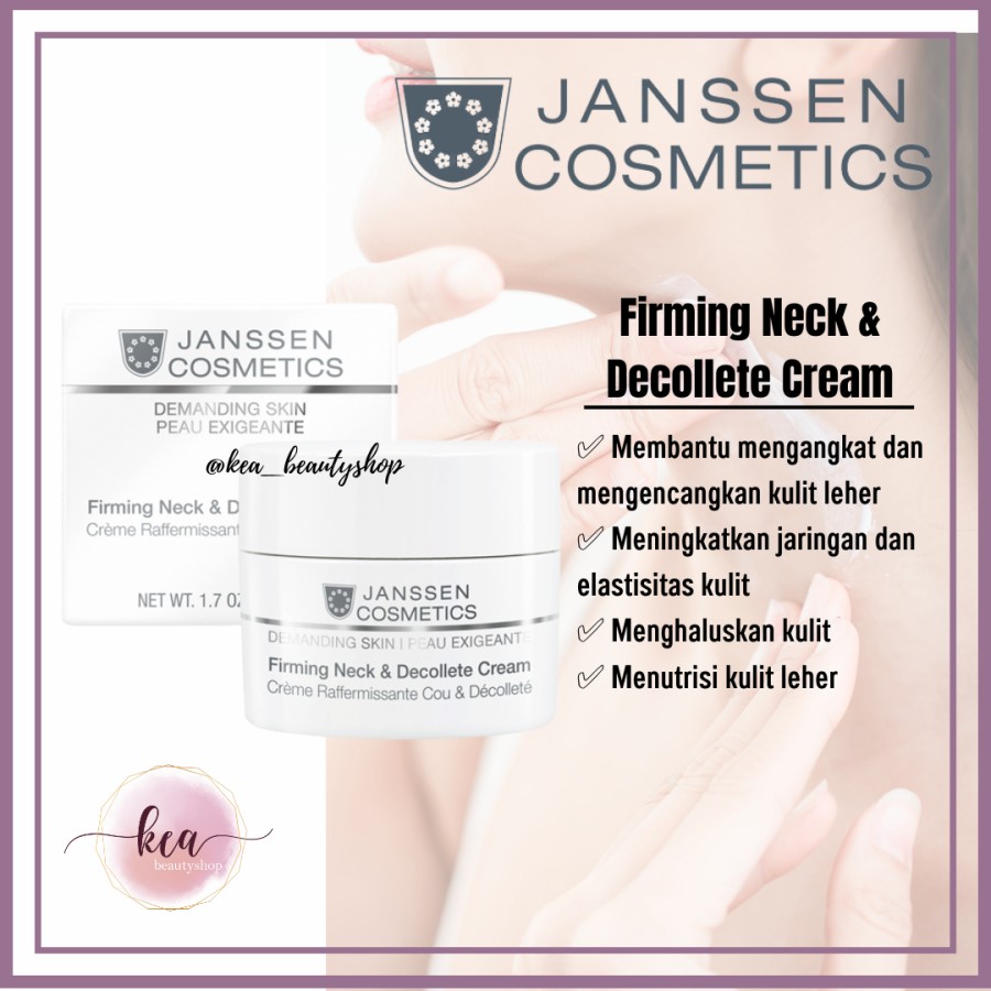 JANSSEN FIRMING NECK & DECOLLETE CREAM 50ml Lazada Indonesia