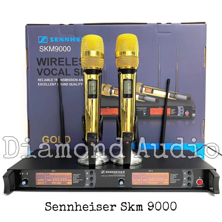 Mic Wireless Sennheiser Skm 9000 Emas Multi Channel Microphone Senheiser Skm9000 Bisa Cod Lazada Indonesia