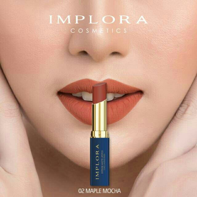 Implora Intense Matte Lipstick 3 5 Gr Lengkap Ada No 01 No 02 No 03 No 04 No 05 No 06 Lazada Indonesia Lipstik implora matte no 2