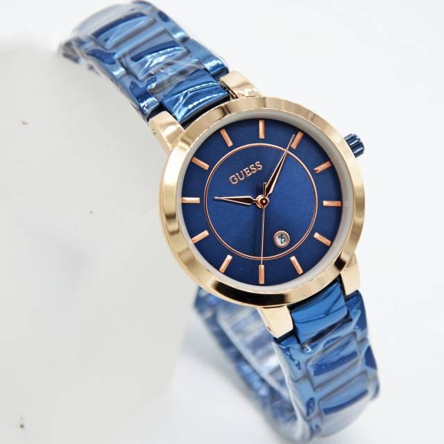 TERMURAH JAM TANGAN FASHION WANITA GUESS RANTAI TANGGAL AKTIF JAM TANGAN WANITA MASAKINI jam tangan wanita jam tangan pria jam tangan couple jam tangan anak aksesoris wanita jam tangan sport fashion wanita jam tangan murah jam tangan anti air