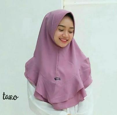 Jilbab Instan - Hijab Instan - Pet - Hijab Instan Khimar NEW MIGI Bahan Wolfis Kekinian Cantik Nyaman Dipakai