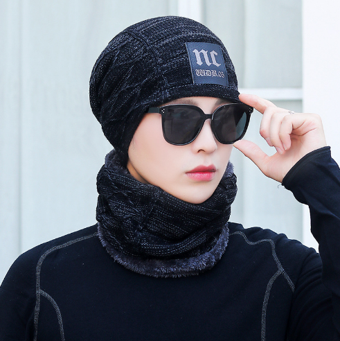 Syal Rajut 1SET WINTER HAT BEANIE musim 