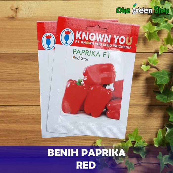 Red Benih Bibit Paprika Red Stars F1 Known You Seed Lazada Indonesia