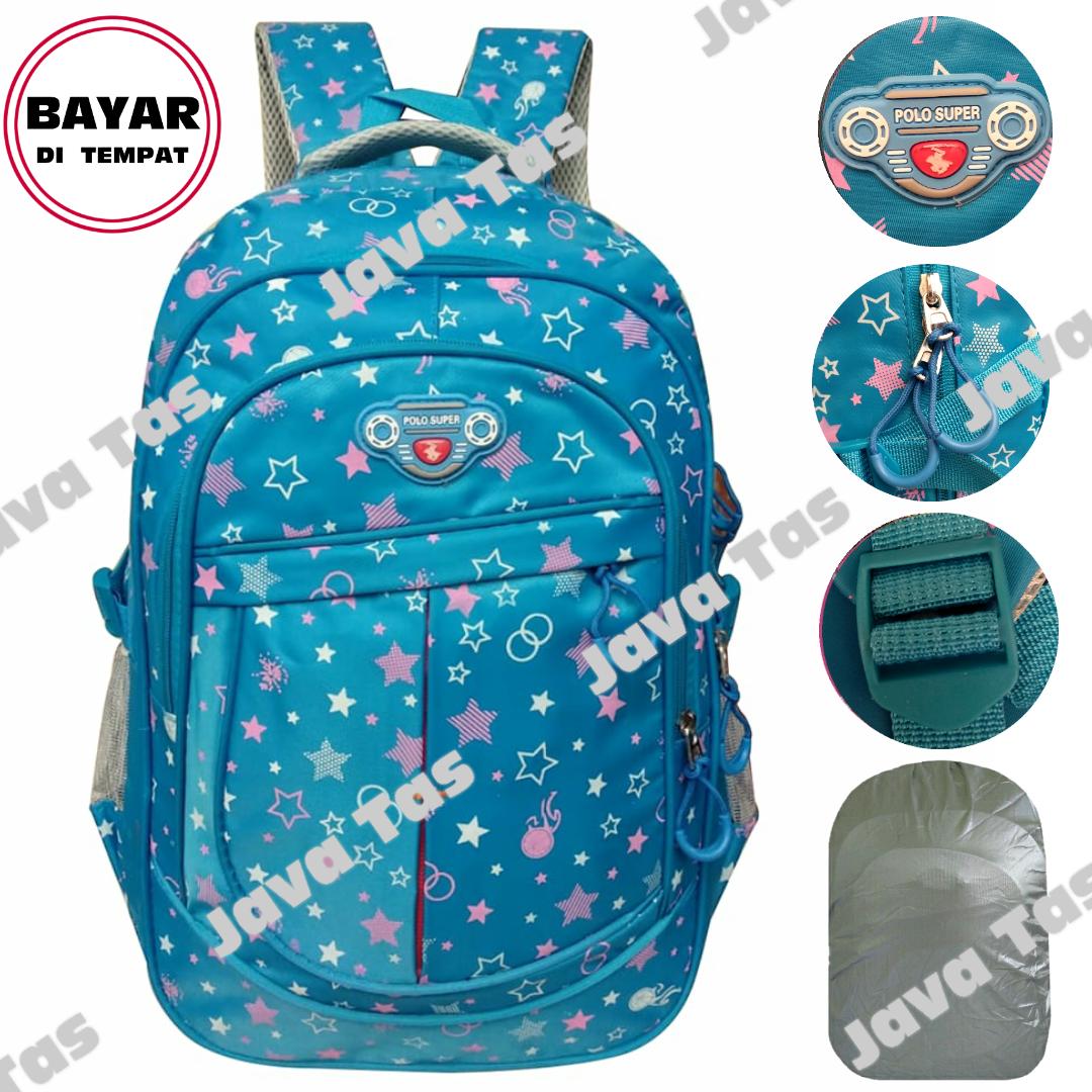 Tas Ransel New Polo Super ABG Blue Star Tas Pria Tas Wanita Tas Ransel Pria Tas Ransel Wanita Tas Ransel Anak Tas Anak Sekolah Import Tas Sekolah Murah Tas Laptop Tas Punggung Tas Sekolah Import + Free Raincover Tas Ransel New Polo Super ABG Blue Star Tas Pria Tas Wanita Tas Ransel Pria Tas Ransel Wanita Tas Ransel Anak Tas Anak Sekolah Import Tas Sekolah Murah Tas Laptop Tas Punggung Tas Sekolah Import + Free Raincover