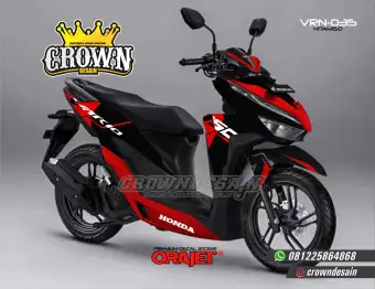 Crown Laz Sticker Decal For Honda Vario New 150 125 Full Body