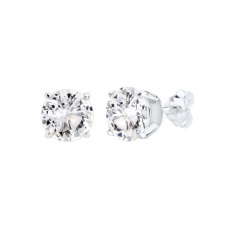 Elli Germany 925 Silver Anting Swarovski Crystals Putih