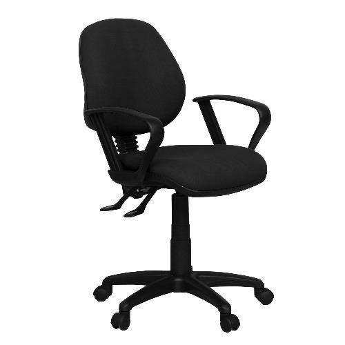 Ergosit Kursi Kantor Tulip Armrest - Hitam - Khusus Jakarta