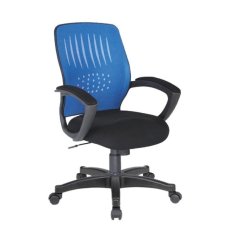 Ergotec 856 SP Kursi Kantor Staff - Biru/Hitam - Khusus Pengiriman Jakarta, Tangerang, & Bekasi