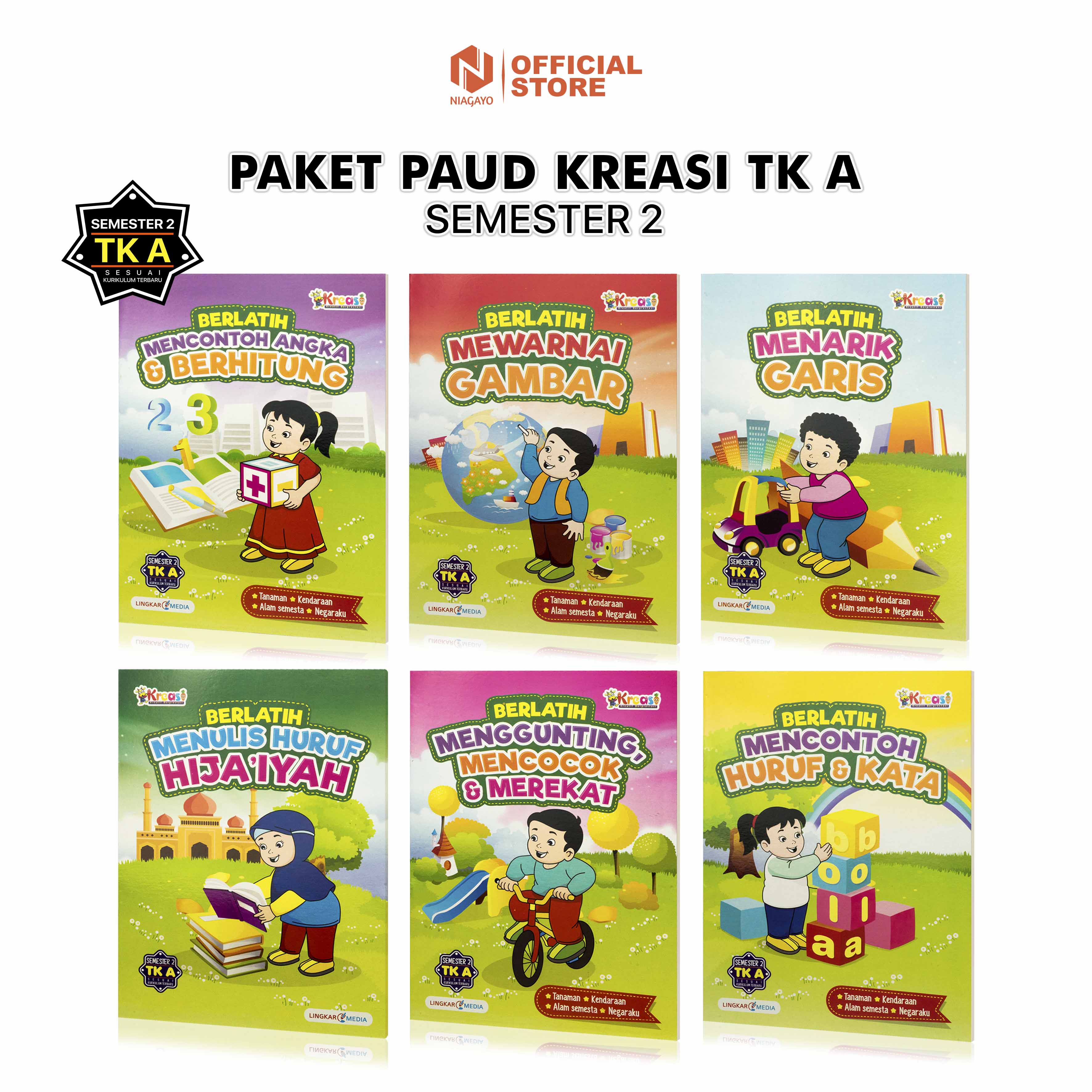 Buku Anak Tk Paud Paket Paud 6 Buku Kreasi Tk A Semester 1 Dan Buku Anak Tk Paud Paket Paud 6 Buku Kreasi Tk A Semester 1 Dan