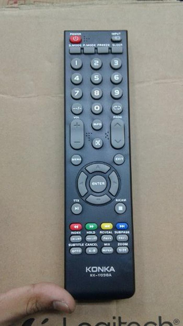 REMOTE REMOT TV KONKA LED LCD KK Y098A ORIGINAL ASLI