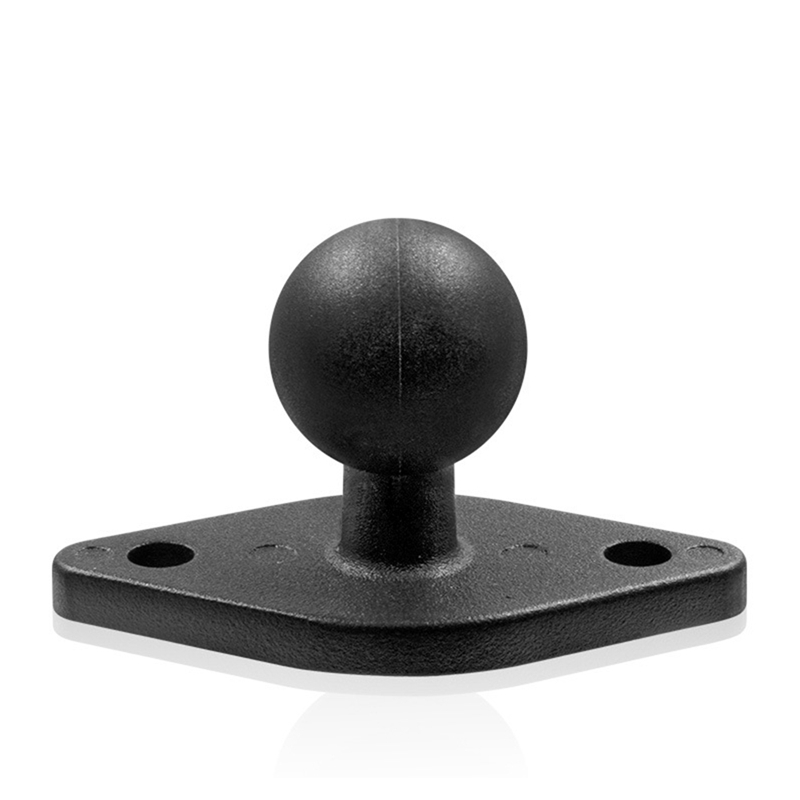 Aluminum Rhombus Mounting Base with Rubber Ball Head Motorcycle