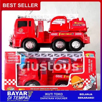 Mobilan Besar Mainan Mobilan Remot Mainan Mobil Truk Oleng Kayu Mainan Mobilan Anak Mainan Mobil2lan Besar Mainan Mobilan Mainan Mobil Promo Mobil Pemadam Super Truck Bump And Go No 175b 2 Lazada Indonesia