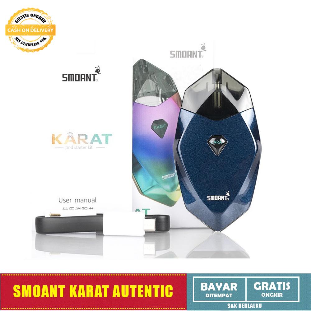 Autentic Smoant Karat Pod Kit 370mAh Battery with 2ml Cartridge Rokok Elektrik Smoant Karat