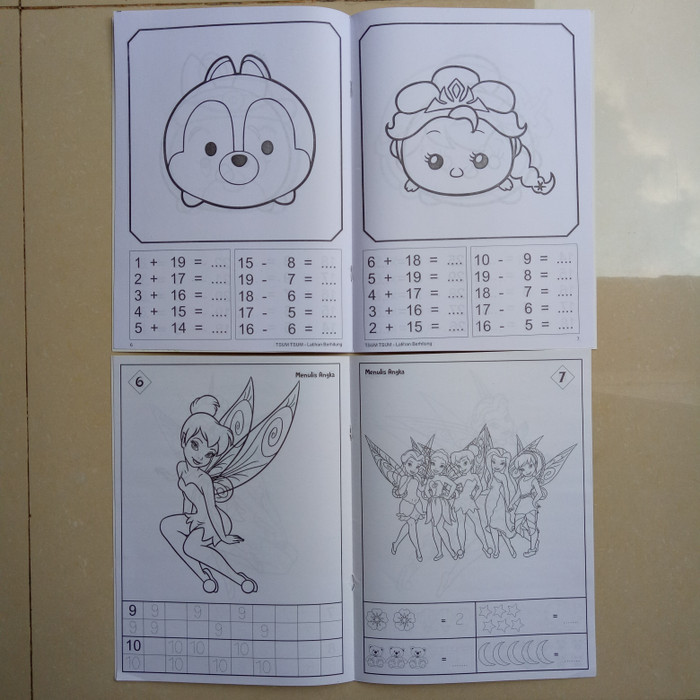 Buku Mewarnai Tokoh Kartun Belajar Membaca Menulis Menghitung Cod By Alfansurikitab Lazada Indonesia