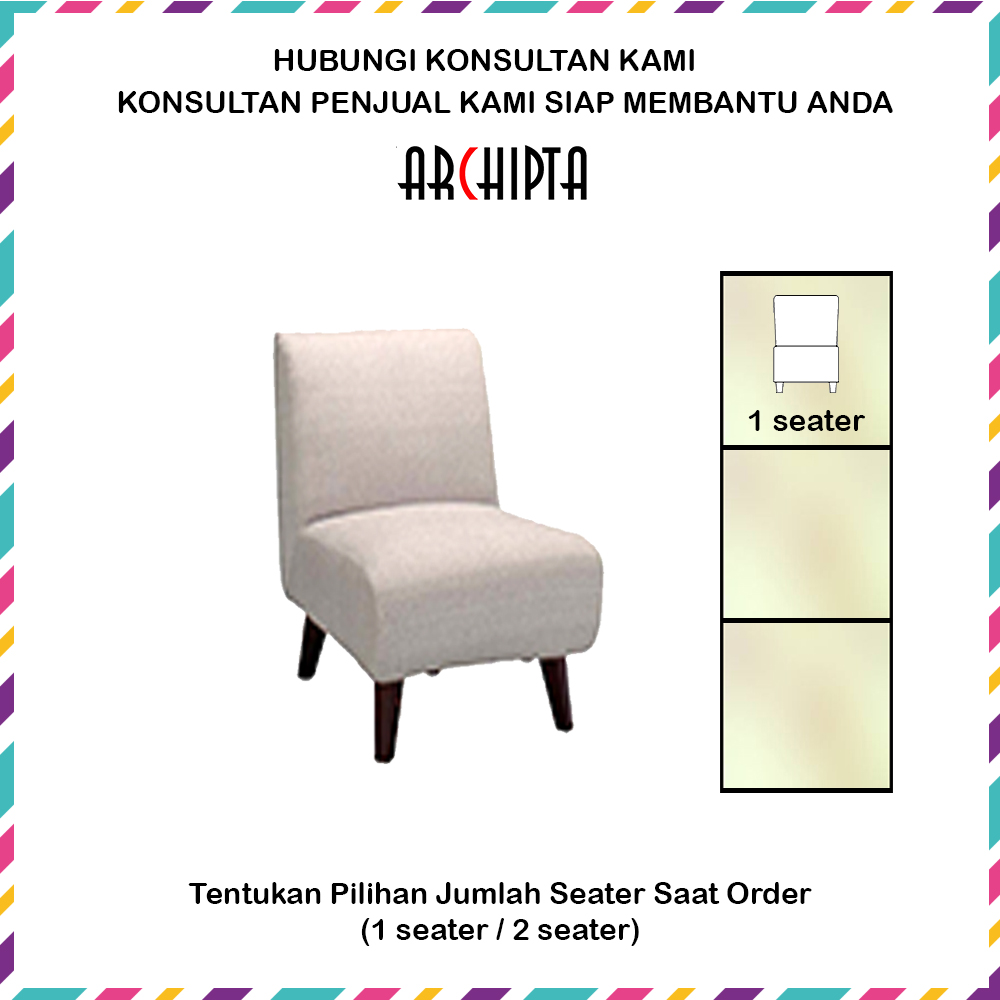 Archipta - Kursi Lobby Sofa Tanpa Tangan Miyagi Minimalis Kontemporer ...