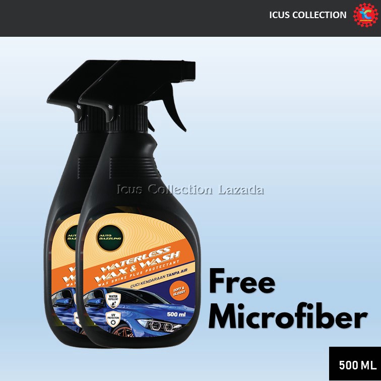 Car Wash Waterless Pencuci Pembersih Mobil Motor Dashboard Tanpa Air