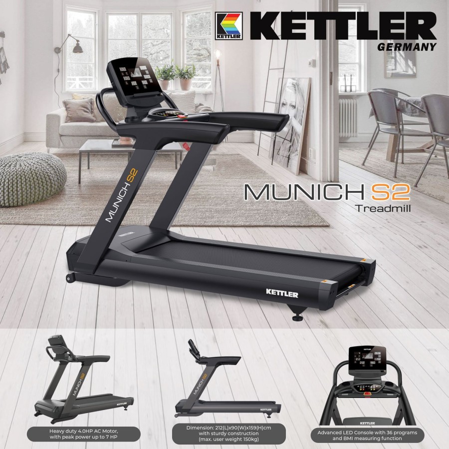KETTLER Treadmill MUNICH S2 233000 Lazada Indonesia