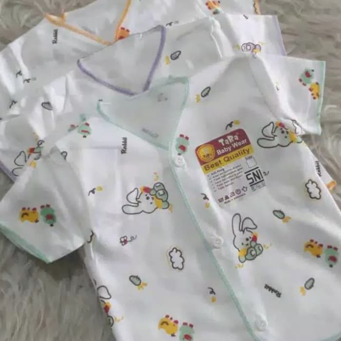 6 Pc Baju Bayi Sni Merk Tara Tangan Pendek Bagus Lazada Indonesia