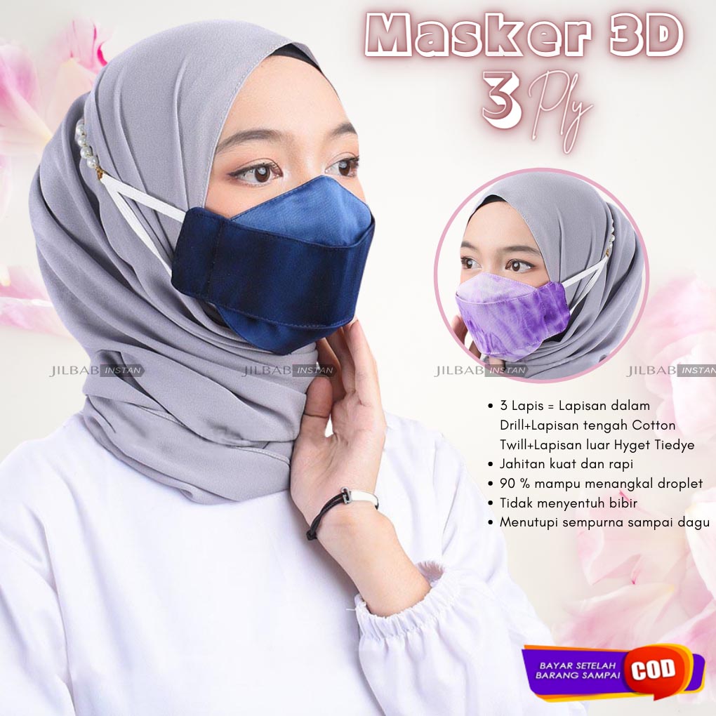 masker kain evo 3 ply