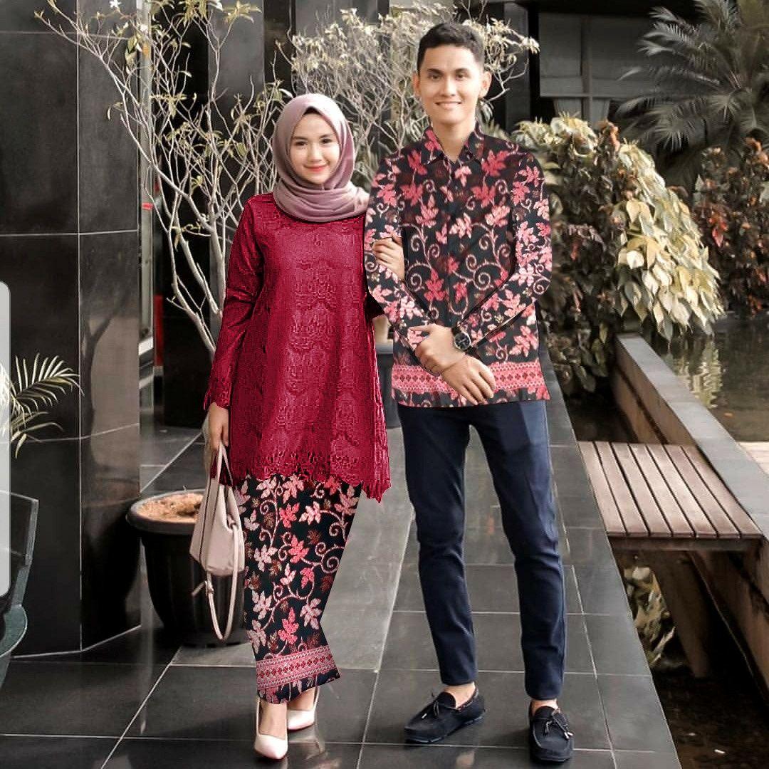 JJ - cp bibana - baju couple terbaru - bisa bayar di tempat - cod - harga sudah sepasang - all size - pria kemeja LD102 PJG69 - wanita setelan atasan lengan panjang LD102 PJG80 rok PJG105 - fashion couple - pakaian couple - busana couple - batik couple