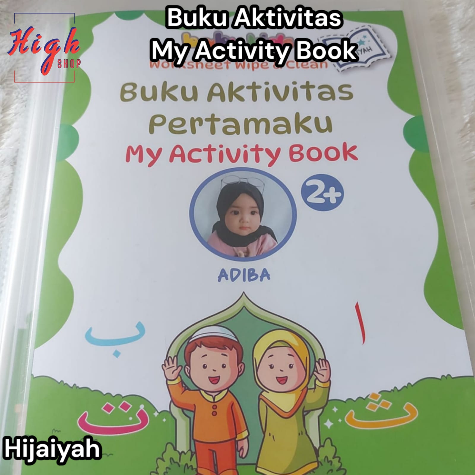 CUSTOM Seri Hijaiyah Nama Foto FREE Buku Aktivitas Anak Activity Book ...