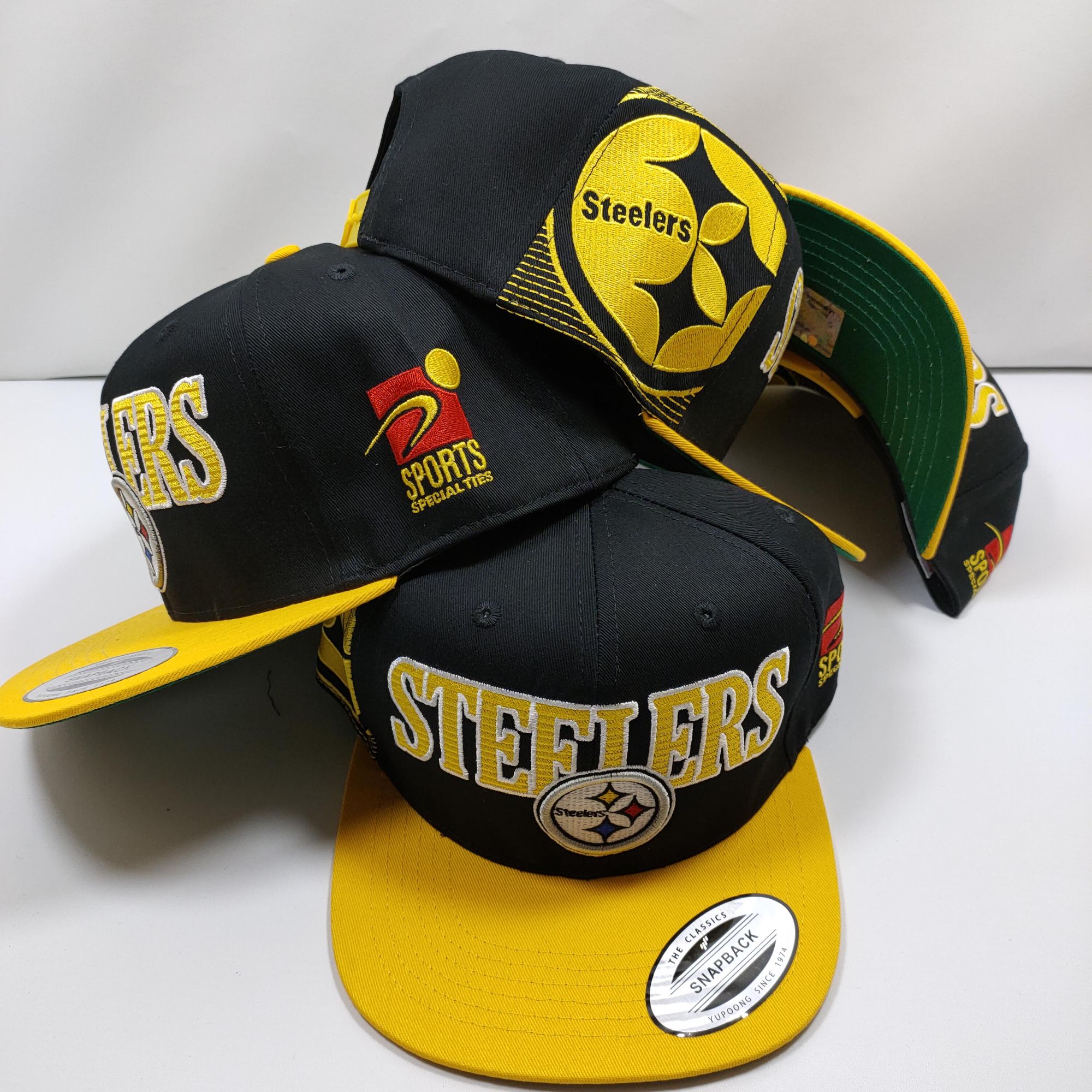 Snapback Steelers NFL Vintage NHL isport Mitchell Ness Big Logo